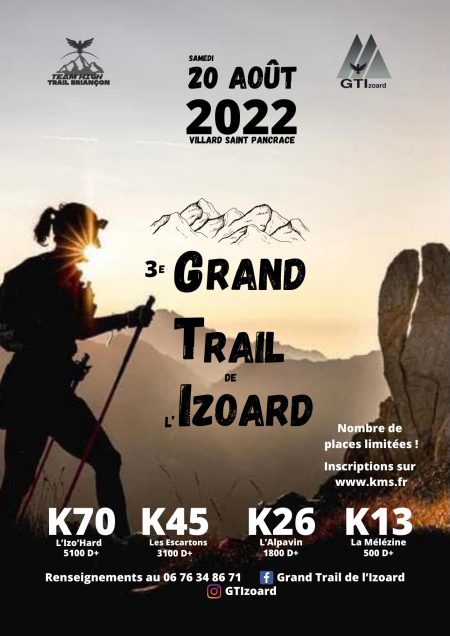 affiche grand trail de l'izoard 2022